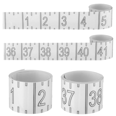 Dunzoom 72 Inch Fish Measuring Tape Sticker for Boat Fish Ruler Sticker Waterproof Clear Self Adhesive Fishing Ruler for Boat Fishing Rod Kayak Fishing Accessories Cooler Workbench