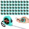 Copkim 50 Pcs Small Tape Measure Bulk 6 Ft 2M Mini Measuring Tape Retractable Metric Tape Measure and Inch, Portable Easy to Read Measurement Tape for Adults Prizes Construction Tool Party Favors