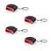 4 Pack 1m/3ft Retractable Kids Tape Measure Mini Keychain Metric/Inch Measuring Tape Portable Tape Ruler with Stable Slide Lock for Body Measuring
