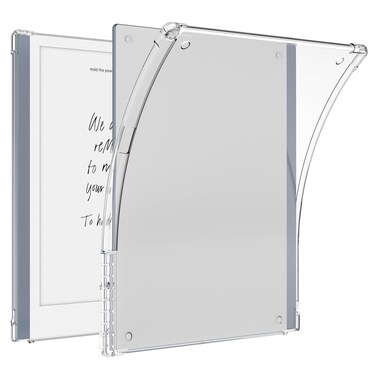 Miimall Compatible for Remarkable 2 Paper Tablet Case Clear with Pen Holder, TPU Ultra-Thin Full Coverage Corner Air-Cushion Soft Shockproof Protective Case for Remarkable 2 Paper 10.3 Inch, Clear