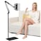 Tablet Floor Stand with Heavy Duty Base&atilde;&euro;Ultra Sturdy&atilde;&euro;&lsquo;, Overhead Bed phone Stand Angle Height Adjustable, Compatible with iPad Mini Air Pro 12.9/9.7, Galaxy Tab, Kindle, Cell Phones (4.5''-13'')