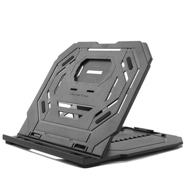 Drawing Tablet Stand, Laptop Stand, Foldable Stand for Pen Tablet Display, 9 Levels Adjustable Angles with a Built-in Phone Holder, for 12-17 inch Drawing Tablet, MacBook, Laptop, iPad, Book, Phone