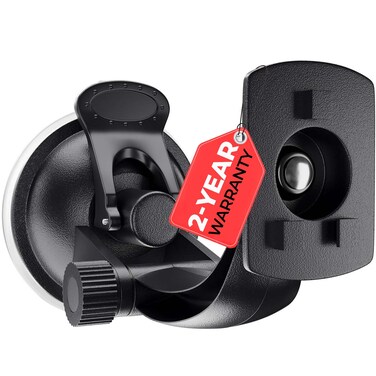 Crossery Strong Suction Cup Mount for Rand McNally GPS TND 740, TND 750, TND Tablet 85 and OverDryve 7 &amp; 8 Pro Devices - Windshield and Dashboard Rand McNally Secure GPS Mounting Solution for Trucks