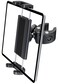 Charchendo Golf Cart Tablet Holder, [2 in 1] Universal Cell Phone Mount with Anti Shake 360&Acirc;&deg; Adjustable for Wheelchair, Stroller Compatible with iPad Pro/Air/Mini, Smartphones More Devices 4-13''