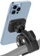 Magnetic Spin Bike Phone Holder Mount - Cell Phone Bike Holder Handlebar Stand for Indoor Bike Peloton, Stationary Bike, Treadmill, Exercise Bicycle Clamp iPhone 16 15 14 13 12 Android, All Smartphone