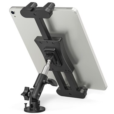 BAISHUN Heavy Duty Tablet Mount for Car, Kitchen, and Truck - 360&Acirc;&deg; Rotatable Arm for Dashboard and Under Cabinet - Compatible with iPad Pro/Air/Mini and 4.7-12.9" Tablets and Smartphones