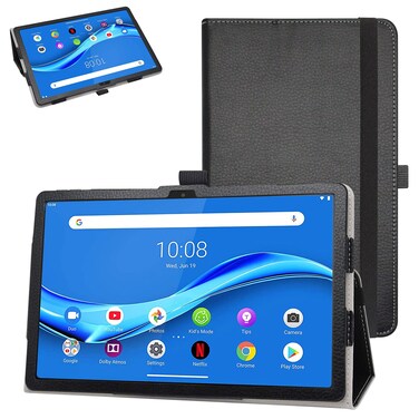 Case for Lenovo Tab M10 Plus 3rd Gen Case 10.6 Inch 2022, Stand PU Leather Shockproof Protective Smart Tablet Cover Case for Lenovo Tab M10 Plus 10.6" 2022 Release, Black