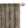 Ambesonne Leopard Print Curtains, Repetitive Cartoon Leo Wild Big Cat Faces in Natural Earthy Tones, Window Treatments 2 Panel Set for Living Room Bedroom, Pair of - 28" x 95", Tan
