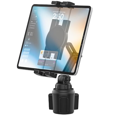 Phichy Tablet Cup Holder Mount for 4.7"-13" Phone &amp; iPad - Car Tablet Mount Holder with Adjustable Height Solid, Long Arm Tablet Cradle Truck Car Mount for iPad Pro/Air/Mini, Tabs, iPhone, Tablets
