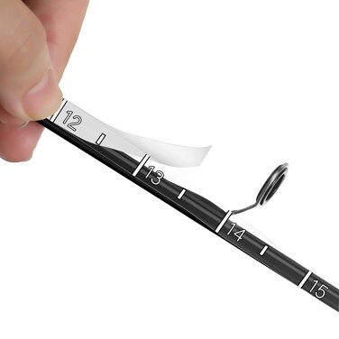 Affrolling 2 Pcs 36 Inch Fish Measuring Tape Stickers Waterproof Fish Measuring Ruler Sticker Transparent Vinyl Fish Measuring Ruler Decal Adhesive Boat Ruler Clear Boat Accessories