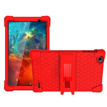 Transwon Kids Case for QLINK Scepter 8 Tablet/Xmobile X8pro X8max X8 Tablet(NOT for X8A)/ Cellution IRIS Tablet 8.0/ Clearsounds CSTTAP8 Tablet/for Gateway 8 Inch Tablet Model GATA30812 - Red
