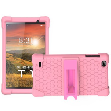(for Sunshine T1 Elite Tablet) Transwon Kids Case Cover for 8 Inch Cloud Mobile Sunshine T1 Elite Tablet/Sunshine T1 Tablet Case - Pink