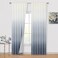 Vision Home Indigo Blue Ombre Full Blackout Curtain Panels 95 inch Two Tones Thermal Living Room Darkening Curtains for Bedroom White and Navy Blue Window Treatment Rod Pocket Back Tabs 50" Wx95 Lx2