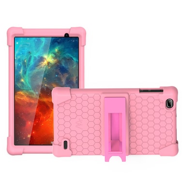Transwon Kids Case for QLINK Scepter 8 Tablet/Xmobile X8pro X8max X8 Tablet(NOT for X8A)/ Cellution IRIS Tablet 8.0/ Clearsounds CSTTAP8 Tablet/for Gateway 8 Inch Tablet Model GATA30812 - Pink