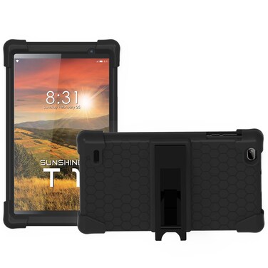 (for Sunshine T1 Elite Tablet) Transwon Kids Case Cover for 8 Inch Cloud Mobile Sunshine T1 Elite Tablet/Sunshine T1 Tablet Case - Black