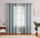 Linen Sheer Window Curtain Panel Pairs 108 Inches Extra Long for Living Room with Grommets/Eyelets Rustic Window Treatment Drape Set Bedroom Farmhouse- 2 Panels, Spa/Light Teal, 54x108 Inch