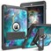 BENTOBEN for iPad 9th Generation Case, iPad 8th Generation Case, iPad 7th Generation Case, iPad 10.2 Case, Glow in The Dark 3 in 1 Shockproof Kickstand Protective Girl Women Boy Cover, Space/Nebula