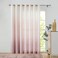 Central Park Ombre Window Door Curtain 100" Extra Wide Linen Ombre Gradient Print on Rayon Blend Fabric Treatment for Sliding Patio Door with 14 Grommets&iuml;&frac14;&OElig;Cream White to Pink&iuml;&frac14;&OElig;100" x 95", 1 Panel