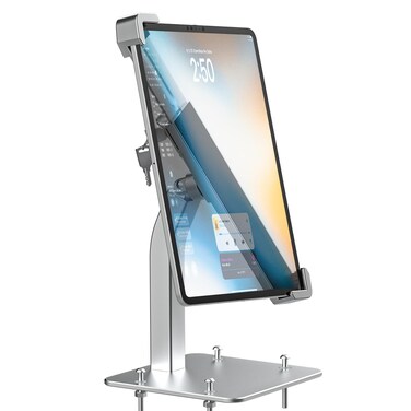 Phichy Anti-Theft Tablet Kiosk Countertop Stand for 7"-11" Tablets iPad, Universal Fit Retail Tablet Stand Compatible with iPad Pro/Air/Mini, Galaxy Tabs   Retail Kiosk