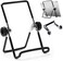Generic Tablet Holder Stand, Universal Multi-Angle Non-Slip Adjustable Holder Cradle for 9-12.9 inch Tablet PC, Pad (Black)