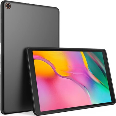 Puxicu Case for Galaxy Tab A 10.1 2019 Case, Slim Design Matte TPU Rubber Soft Skin Silicone Protective Cover for Samsung Galaxy Tab A 10.1 2019 (SM-T510/T515) Tablet - Black