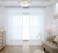 MIANBO Window White Sheer Curtains 72 Inches Length 2 Panels Set Window Sheer White Curtains Basic Rod Pocket for Bedroom Children Living Room Yard Kitchen (White, 52" W x 72" L   2 pcs)