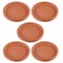 Healeved 5Pcs Terracotta Plant Saucer for Indoors Plant Tray for Pots Round Pot Saucers Terracotta Saucer 3 inch