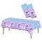 Mermaid Tablecloth 2 Pack 54 x 108 Inches Plastic Purple Mermaid Disposable Tablecloths for Rectangle Tables Ocean Under The Sea Table Cloth Mermaid Table Cover for Mermaid Birthday Party Decorations