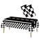 2 Pack Race Car Tablecloth 54 x 108 Inches Black and White Checkered Plastic Party Table Cover Rectangular Race Car Checkerboard Disposable Tablecloths Racing Two Fast Party Decorations Supplies