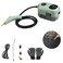 2500W Portable Steam Cleaner, High Temperature Steamer for Cleaning Bed Bugs, Steam Cleaner for Mattress, Car Detailing, Couch, Furniture, Upholstery, Kitchen, Bathroom, Grout and Tile (Green)
