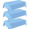 Seasons Stars SSDecor Oktoberfest Tablecloth 3 Pieces, Blue White Check Oktoberfest Tablecloth, Plastic German Oktoberfest Bavarian Table Cover for Oktoberfest Party Decorations Supplies