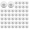 Motroce 50PCS Ping Pong Balls, 3 Star Table Tennis Balls, Official Size 40+ ABS Balls for Competition and Recreational, Indoor, Outdoor Training and Tournament Racket Games(White)