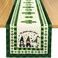 Rotumaty St Patricks Day Table Runner, Gnome Shamrock Buffalo Plaid Decorations for Table Green Home Decor for Kitchen Dining Table Party Ornaments 13 &Atilde;&mdash; 72 Inch