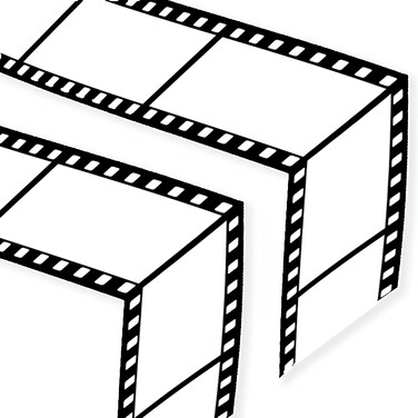 2Ct Movie Night Party Table Runner - Hollywood Movie Themed Birthday Party Supplies Decoration Tablecloth Home Decor Film Table Cloth(12 x 72 Inch)