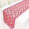 BinaryABC Valentines Day Red Heart Table Runner Table Cloth,Valentines Day Table Decorations,Valentines Day Supplies(183x36cm)