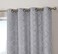 HLC.ME Versailles Lattice Flocked 100% Complete Blackout Thermal Insulated Window Curtain Grommet Panels - Energy Savings &amp; Soundproof, For Living Room &amp; Bedroom, Set of 2 (50 x 96 inches, Light Grey)