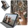 360 Degree Rotation Portable Case for Samsung Galaxy Tab A8 10.5 2022, Lightweight TPU with Auto Sleep/Wake Cover for Galaxy A8 10.5 Inch Tablet SM-X200/X205/X207, Forest Deer