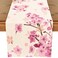 WRAPAHOLIC Cherry Blossom Table Runner - 13 x 72 Inch - Farmhouse Indoor Kitchen Anniversary Wedding Dining Table Decoration for Home Party