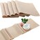 Breling 6 Pcs 12 x 71 Burlap Table Runner Rustic Linen Table Runner Farmhouse Table Decor Burlap Woven Fabric Burlap Fabric Placemat Rustic Long Roll Wedding Home Decor for Coffee Table Christmas