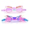Aqua2ude Girl's Swimming Goggles Bundle - Two Pairs of Fun Swimming Goggles - Rainbow Unicorn Themed - No Leak Goggle Set for Kids - No Fog - UV Protection