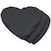 CALLARON 3Pcs Slate Drink Coasters 6" Heart Shaped Slate Boards Slate Serving Boards Dessert Board Slate Charcuterie Boards Bread Appetizers Tray Wine Coffee Mug Coasters Heart Decorative Slate Board
