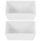 2PCS Ceramic Sugar Packet Holder Tea Bag Bowl, Sugar Packet Storage Packet Dispenser Sugar, 4.1"L X 2.4"W X 1.7"H