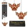SoulThink Dog Memorial Gifts for Loss of Dog - Loving Pet Memorial Wind Chimes, Dog Bereavement Gifts with Memorial Poem Gift Cards for The Passing of Dogs and Cats (Winged Paws)
