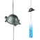 Oavand Japanese Traditional Small Wind Chimes for Outside, Iwachu Cast Iron Bless Temple Wind Bell Memorial and Sympathy Wind Chimes Outdoor or Indoor for Good Luck Garden, Tortoise
