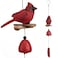 Gardenvy Cardinal Bird Wind Chime, Cardinal Gifts for Glory Mother&acirc;&euro;&trade;s Love Gift, Bird Bell Chimes for Garden Backyard Church Hanging Decor, Red