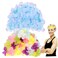 BESPORTBLE Floral Swimming Caps, Three-Dimensional Petal Swimming Caps Flower Shower Caps Reusable for Bathing Outdoor Summer Swimming Caps 2Pcs