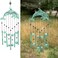 VP Home Dolphins Tribal Wind Chimes for Outside - Harmonic Windchimes with Rustic Design for Gardens, Patios, and Porches - Thoughtful Gifts for Mom, Grandma, and Dolphin Lovers - 9x9x28.5 Inches