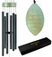 Large Wind Chimes Outdoors Deep Tone, Memorial/Sympathy Chime Gift for Mother's/Father's Day Clearance,Windchimes in Memory of A Loved One, 40in Black Bereavement Windchime Metal Garden Decor Outside