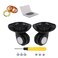 Bstinay W003 2PCS Swivel Suitcase Caster Luggage Replacement Wheels Left Right w/Blotting Sheet