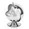 Sugar Bowl with Roll Top Stainless Steel Sugar Container for Coffee Bar,Creative Spherical Sugar Dispenser Salt Container Kitchen